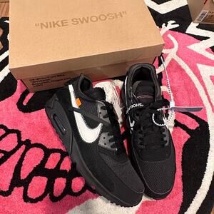 Nike Air Max 90 Off-White “Black” - Size 10 - Brand New